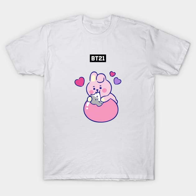 bt21 bts exclusive design 111 T-Shirt by Typography Dose